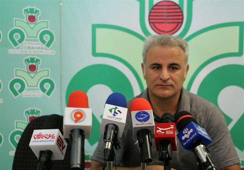 اصفهان، خرمگاه: 2 بازیکن سایپا باید اخراج می شدند، پنالتی ما هم گرفته نشد، با برکناری آذری شرایط روحی خیلی خوبی نداشتیم