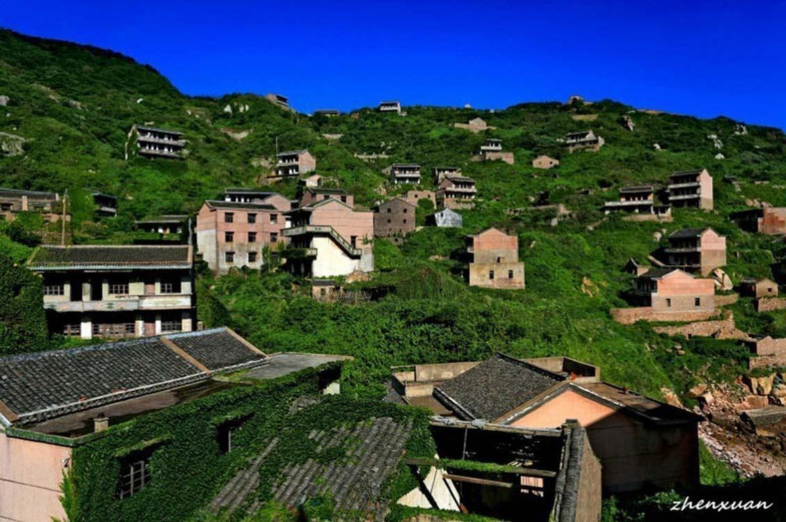 روستای متروکه ماهیگیری در جزیره قوکی، چین