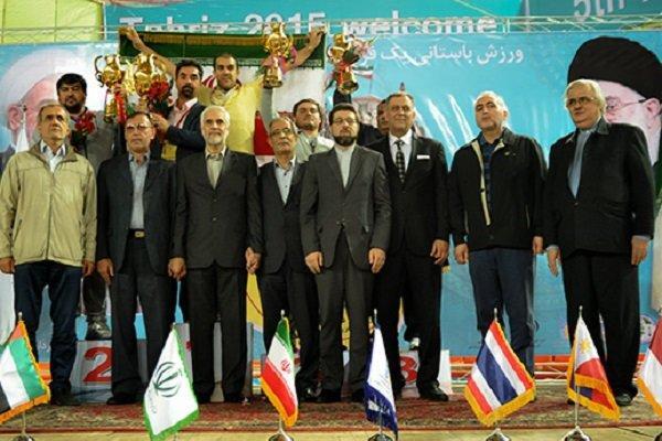 تیم ملی زورخانه ای و کشتی پهلوانی ایران قهرمان آسیا شد