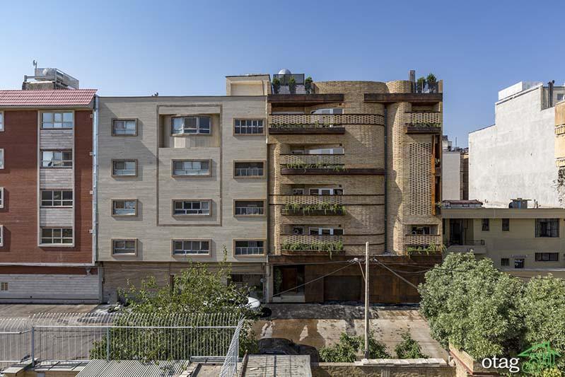 نمای خانه های مجلل در شیراز ، آنالیز چهار آپارتمان بسیار زیبا