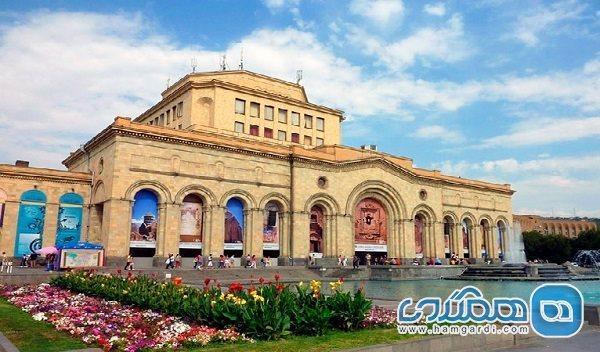 موزه تاریخ یکی از معروف ترین جاذبه های گردشگری ارمنستان به شمار می رود (تور ارزان ارمنستان)