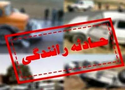 تصادف سواری و تریلر با 4 مصدوم در شیراز