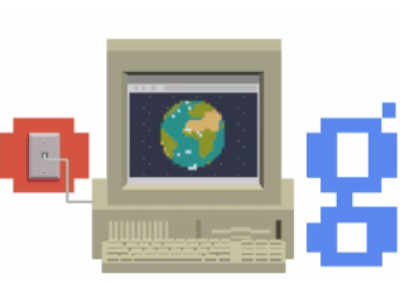 تغییر لوگوی گوگل به مناسبت جشن تولد 30 سالگی شبکه جهانی وب (طراحی لوگو)