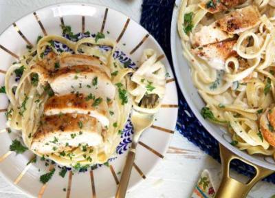 طرز تهیه پاستا فتوچینی با مرغ و سس آلفردو طرز تهیه پاستا فتوچینی با مرغ و سس آلفردو